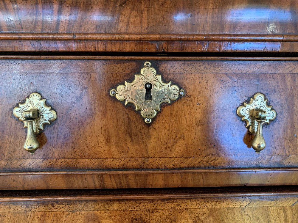 George II walnut tall boy, Circa 1730 View II