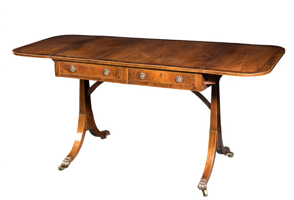 George III rosewood sofa table Circa 1790