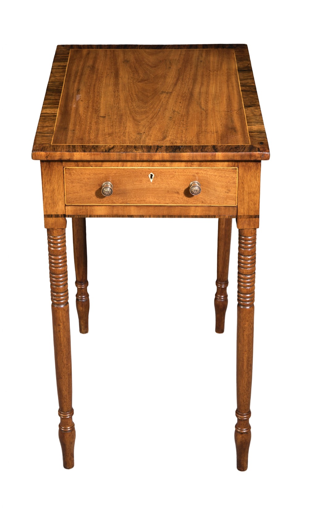 George III mahogany work table. Circa 1810