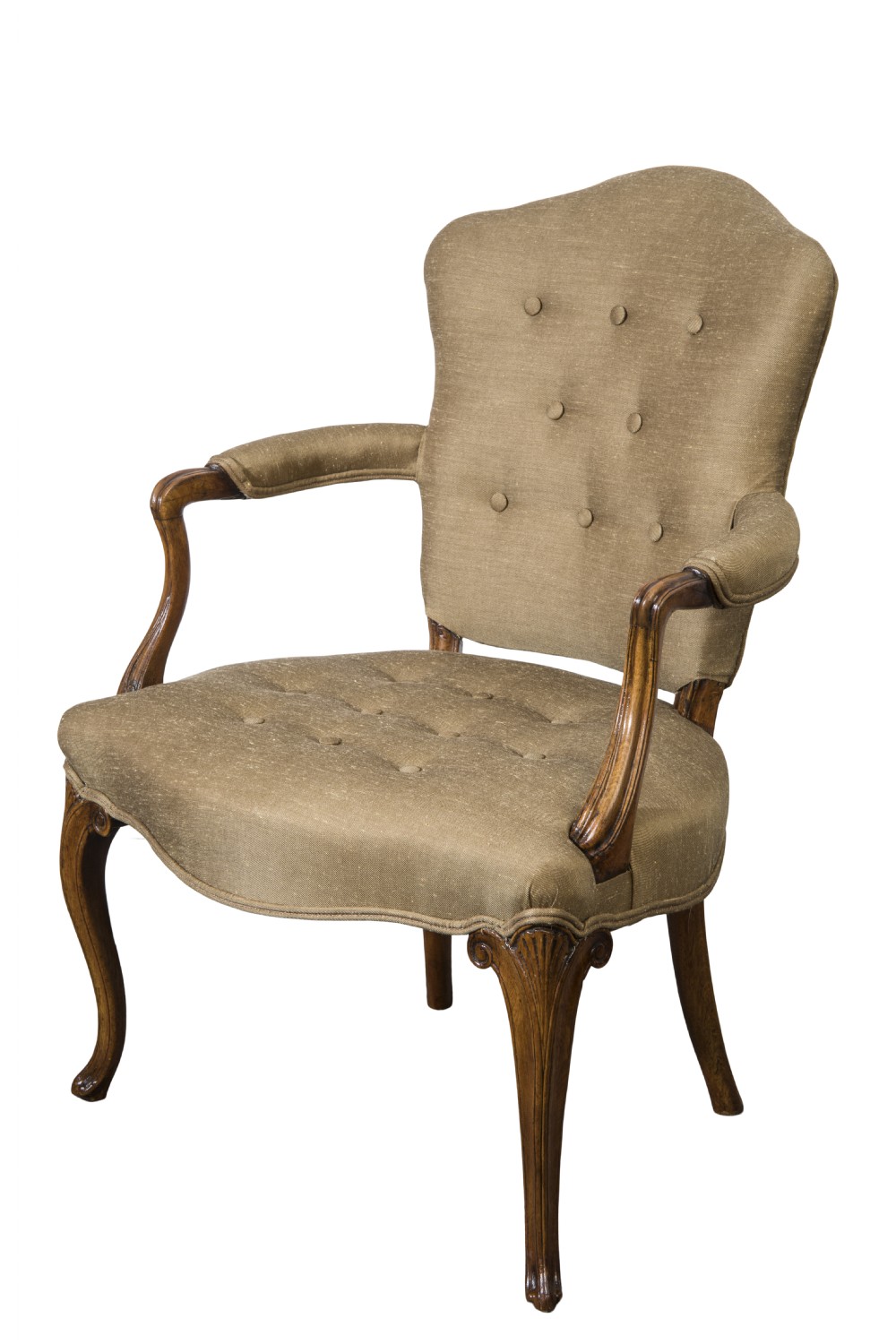 George III mahogany Hepplewhite armchair. Circa 1780