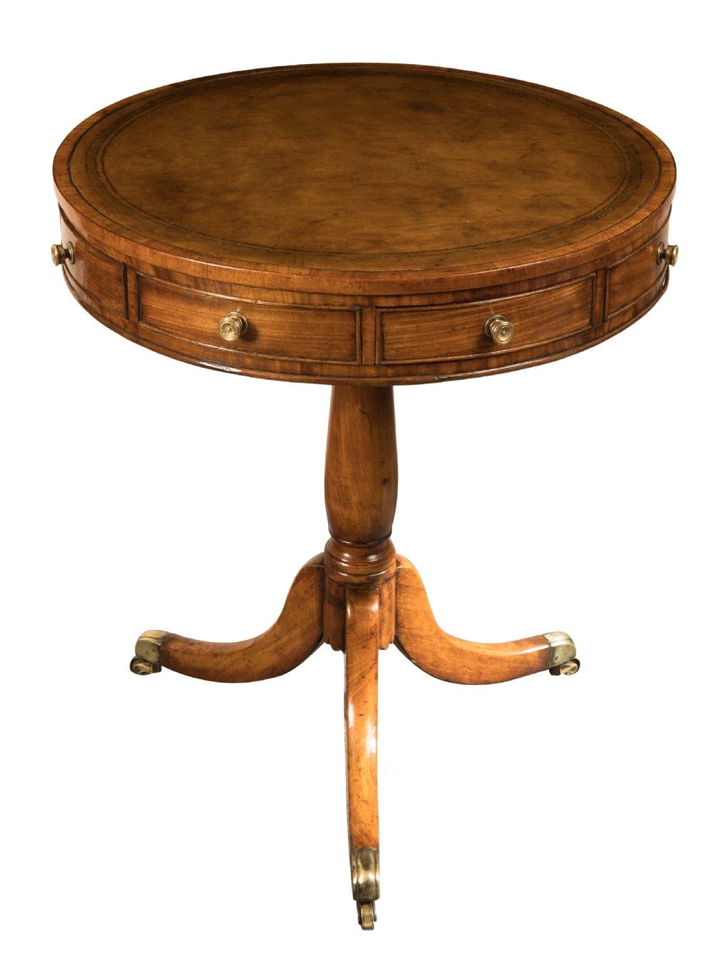 George III revolving drum table. Circa 1800