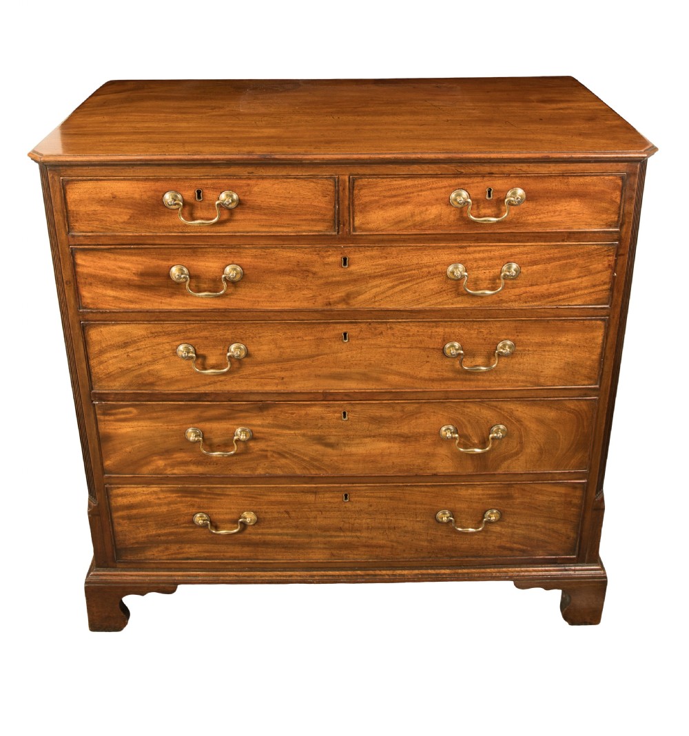 A good George III mahogany chest. Circa 1780
