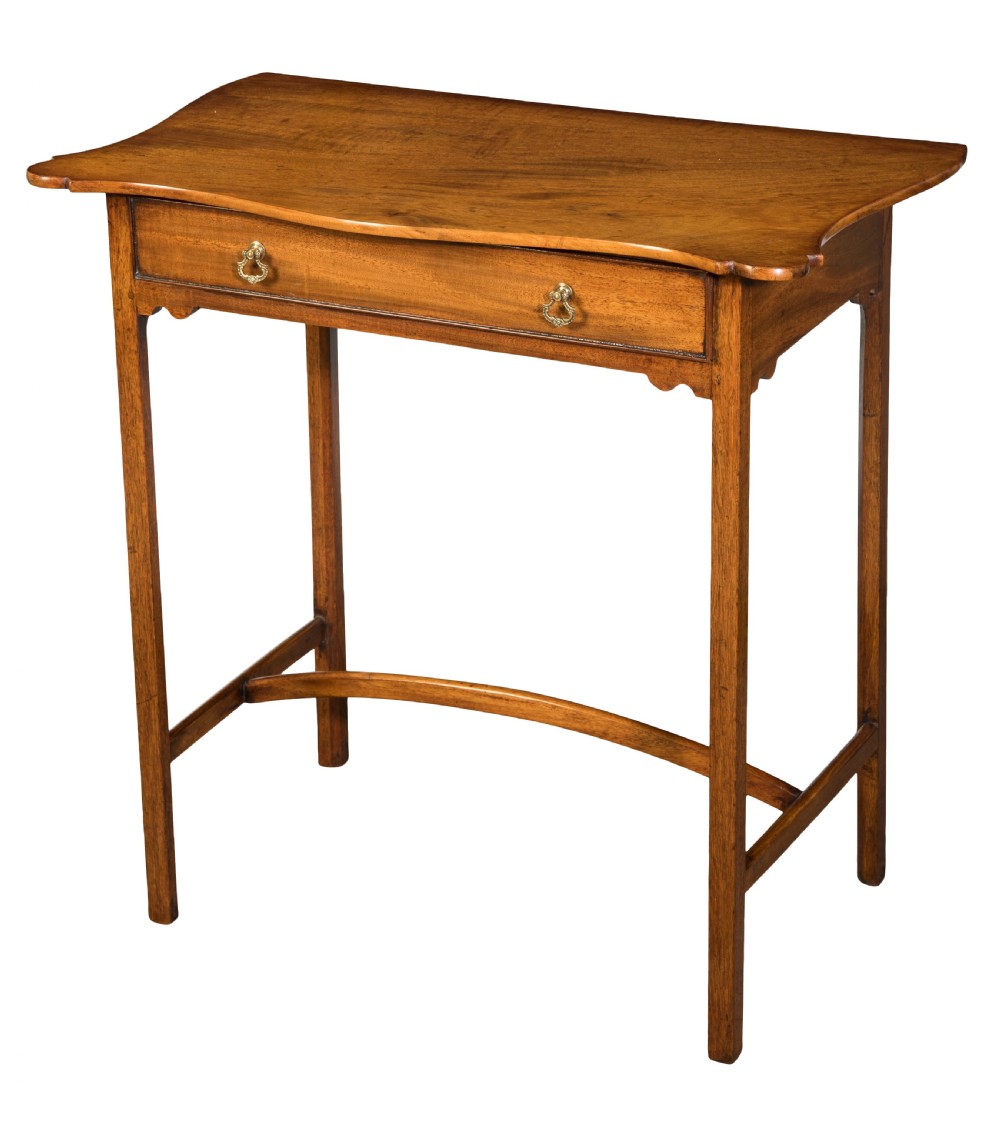 George III mahogany Serpentine side table Circa 1760
