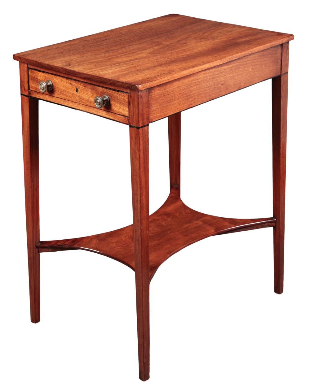George III mahogany work table. Circa 1800