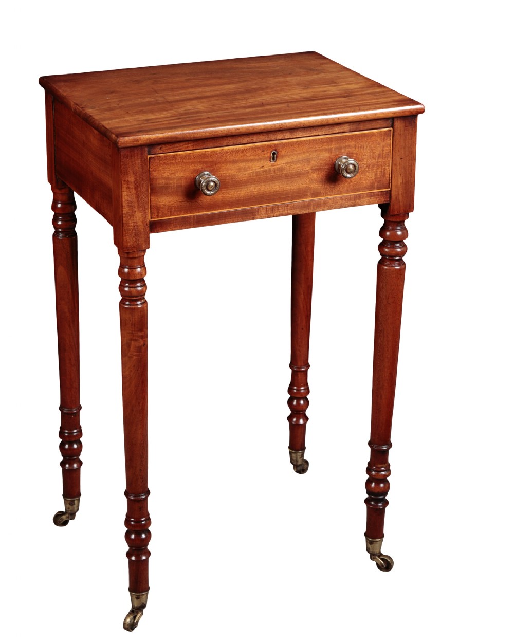 Regency mahogany work table. Circa 1820