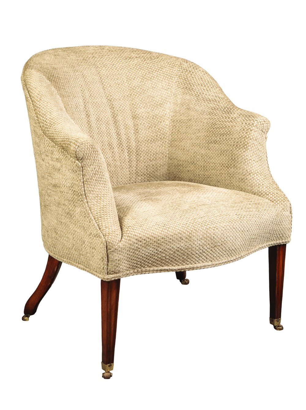 Regency mahogany tub chair. Circa 1810