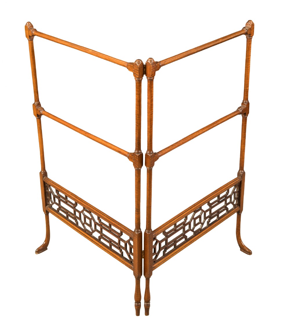 A George III Mahogany Towel Rail Circa 1800