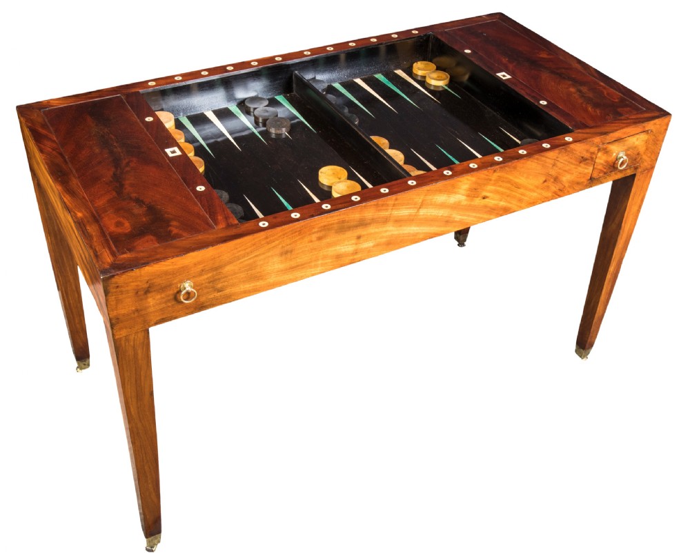 A fine Louis XVI 18th century tric trak table. Circa 1790 View II