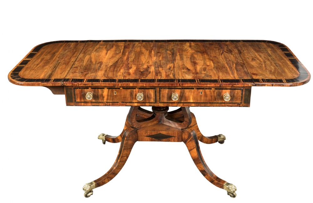 Fine Regency Rosewood Sofa Table