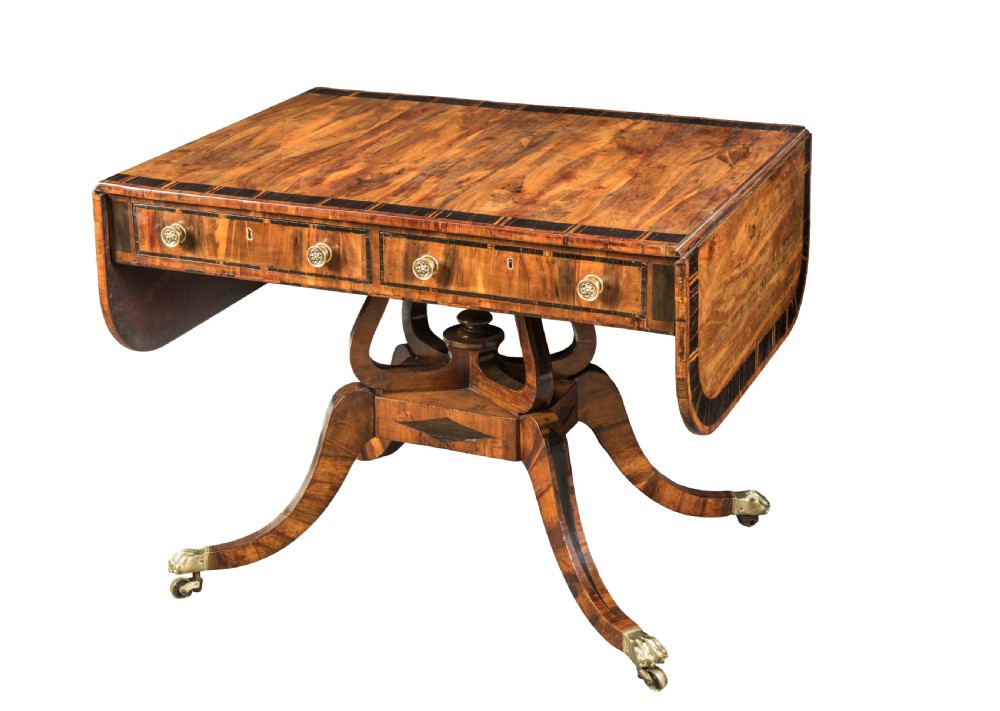 Fine Regency Rosewood Sofa Table View II