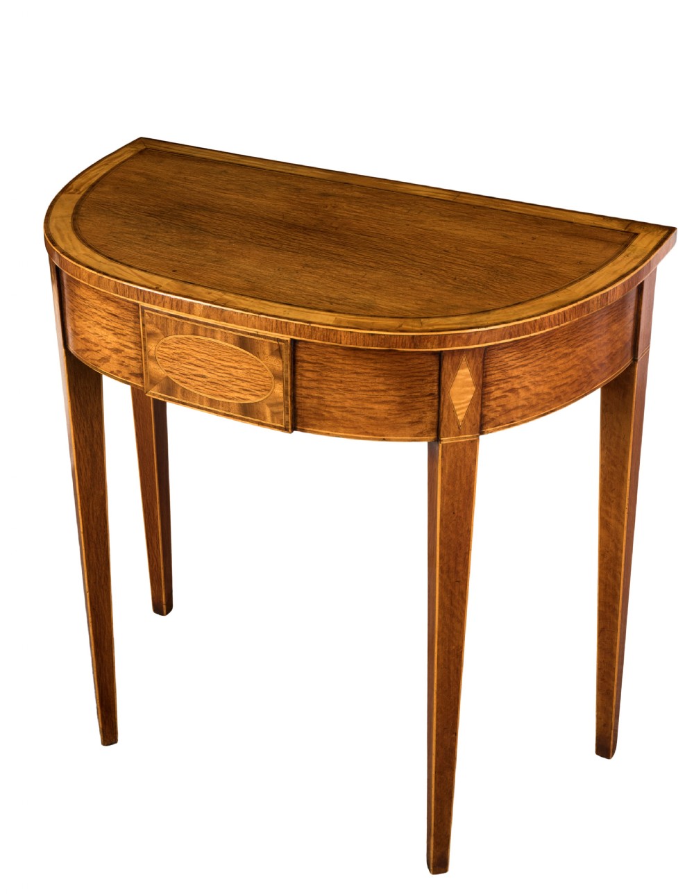 George III demi-lune pier table. Circa 1790
