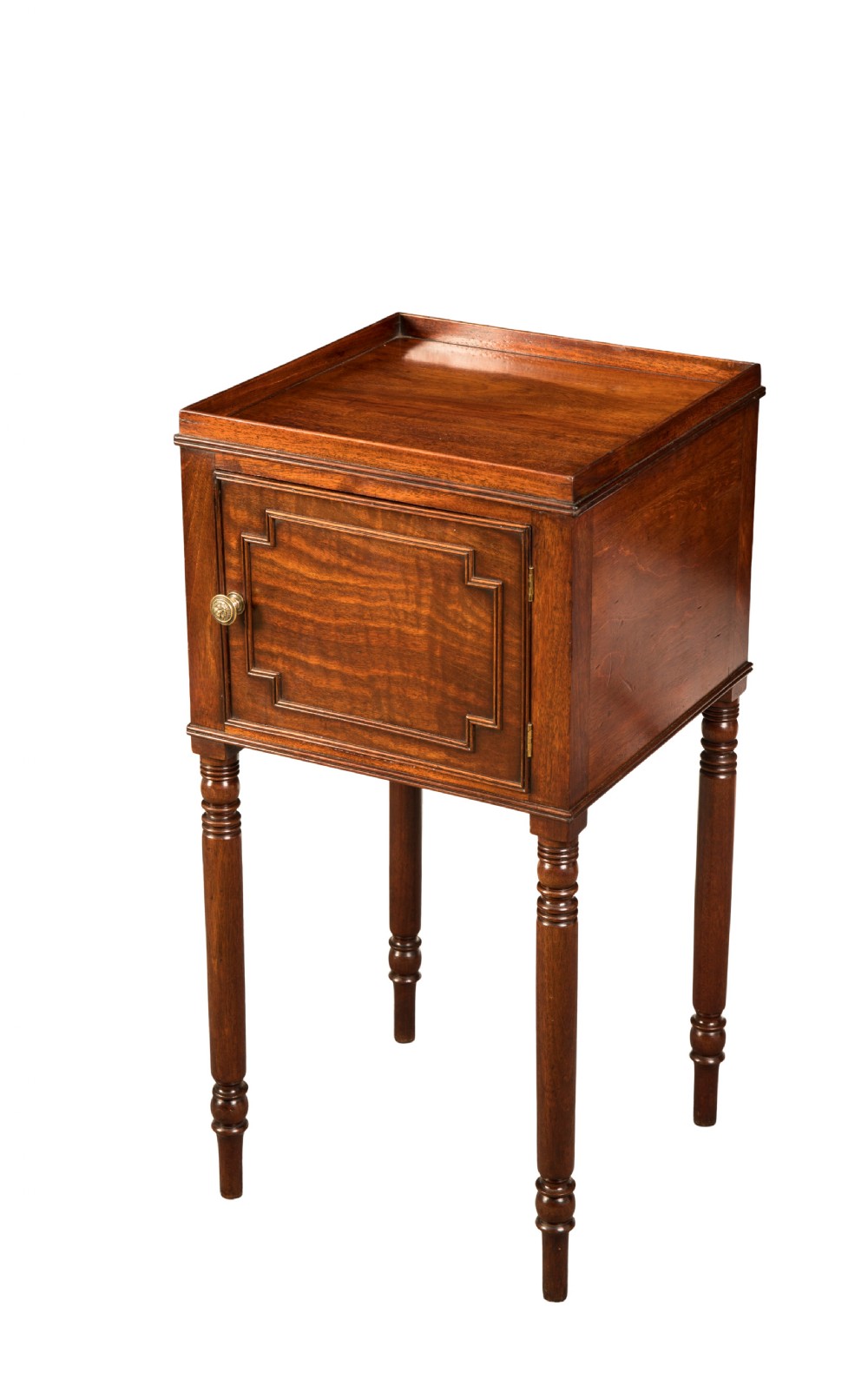 Regency mahogany bedside commode. Circa 1810