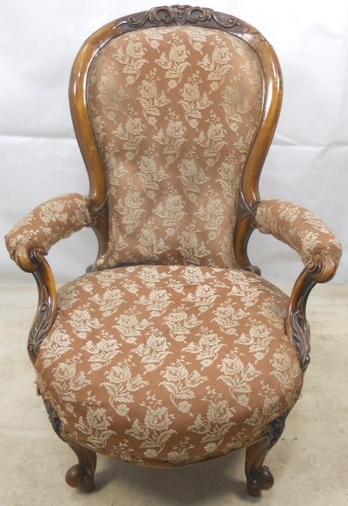 Victorian Walnut Armchair