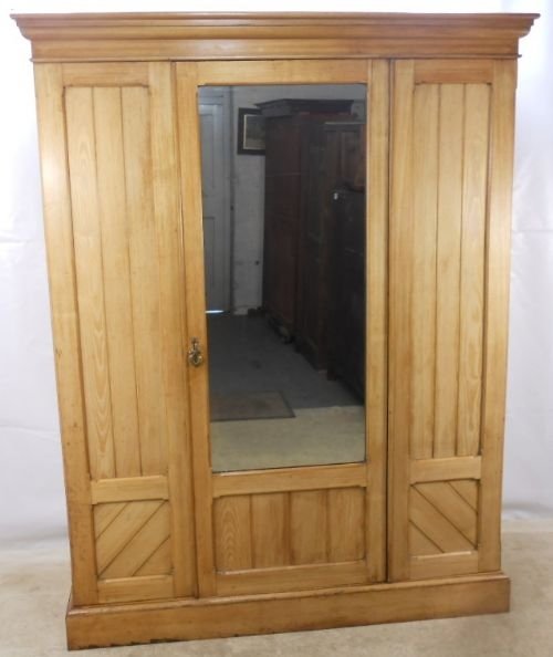 Victorian Three Door Ash Wardrobe
