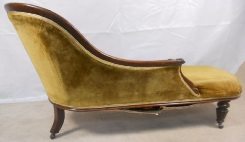 Victorian Mahogany Chaise Longue