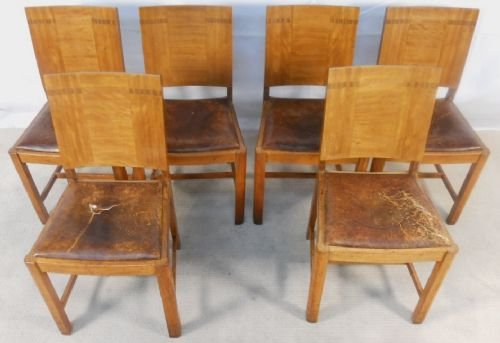 fig 1. Art Deco Period Walnut Dining Set