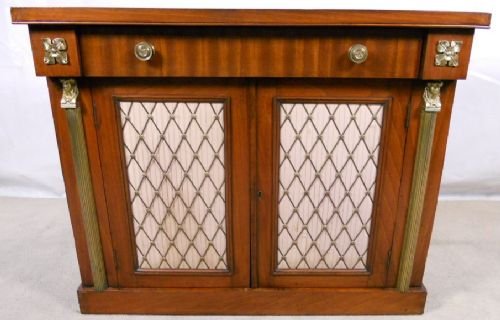 Victorian Mahogany Two Door Chiffonier Base