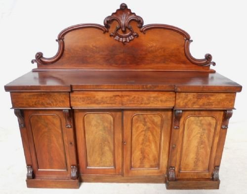 Victorian Mahogany Four Door Sideboard