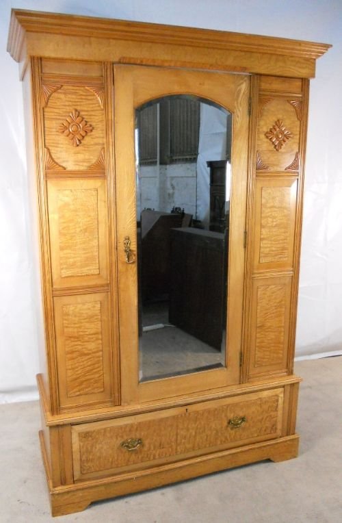 Victorian Ash Hanging Wardrobe