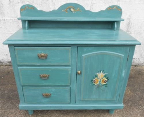 Victorian Painted Pine Dresser Base