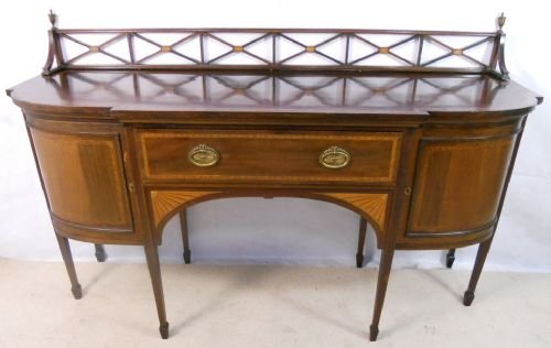 Edwardian Period Georgian Style Inlaid Mahogany Sideboard