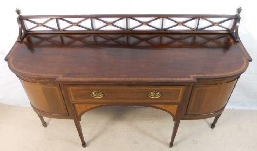 fig 1. Edwardian Period Georgian Style Inlaid Mahogany Sideboard