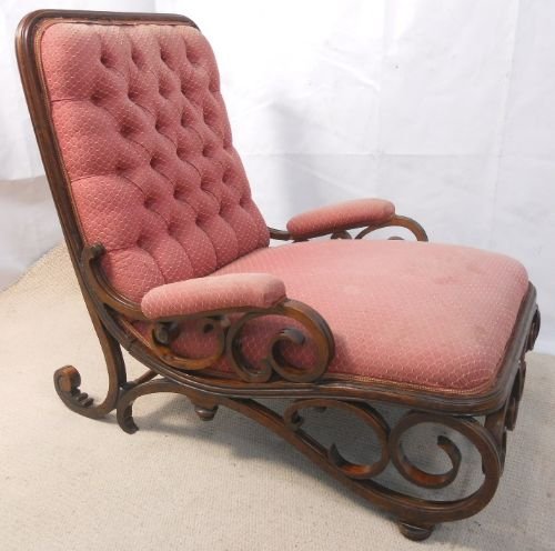 Quality Victorian Mahogany Deep Seated Armchair