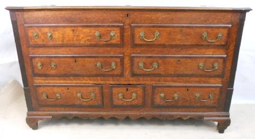 Antique Oak Mule Chest