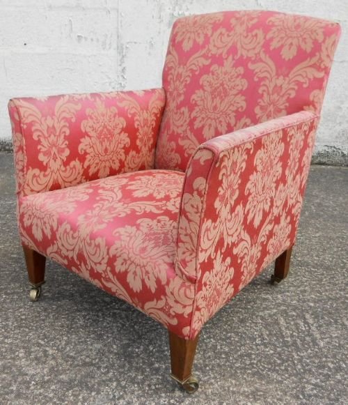 Edwardian Upholstered Easy Armchair