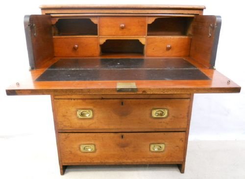 Victorian Mahogany Secretaire Chest of Drawers