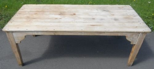 Victorian Rustic Pine English Kitchen Dining Table