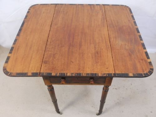 Regency Mahogany & Rosewood Pembroke Dropleaf Table