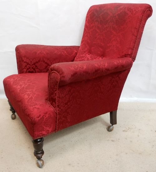 Victorian Easy Fireside Armchair