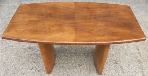 Deco Walnut Veneered Dining Table to Seat Six