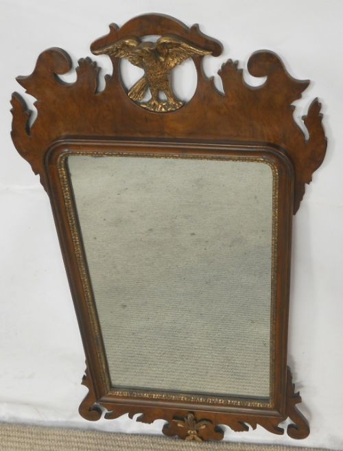 Georgian Style Mahogany Hanging Wall Mirror