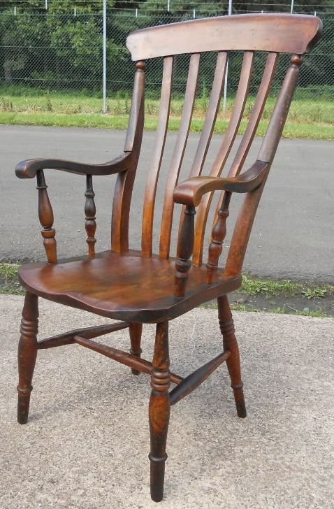 Windsor Elm & Beech Kitchen Armchair