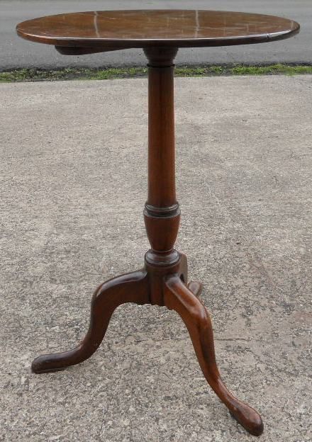 Georgian Mahogany Tripod Wine/lamp Table