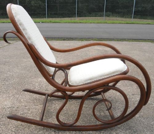 Bentwood Rocking Armchair by Thonet