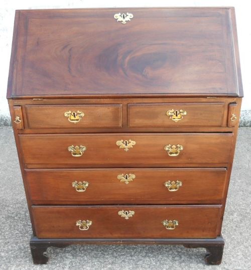 Georgian Small Mahogany Writing Bureau