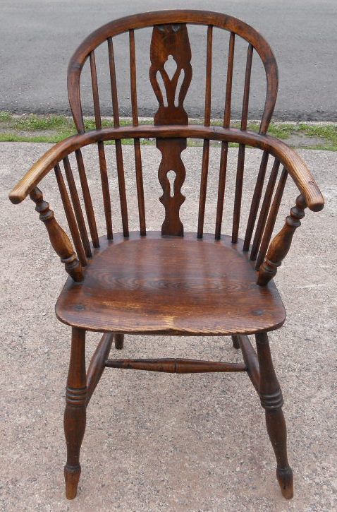 Windsor Elm Kitchen Armchair