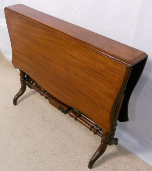 fig 1. Victorian Mahogany Dropleaf Sutherland Breakfast Table
