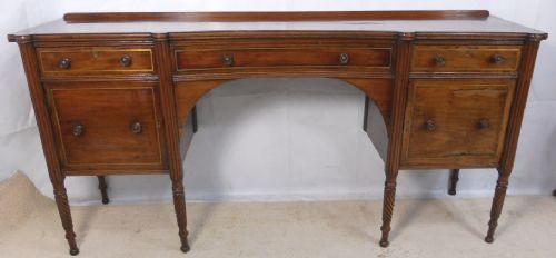 William IV Mahogany Pedestal Sideboard