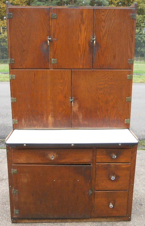 Two Section Wooden Kitchen Cabinet