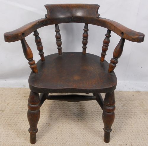 Child's Elm & Beech Smokers Bow Armchair