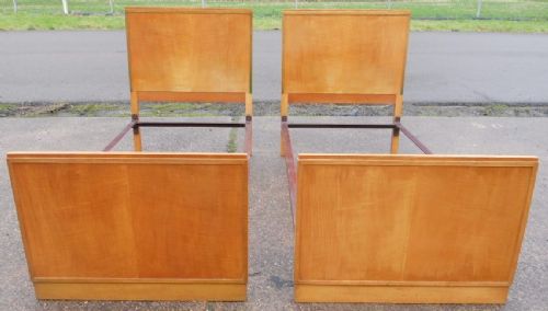 Deco Pair Sycamore Single Beds