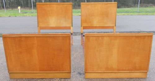 fig 1. Deco Pair Sycamore Single Beds