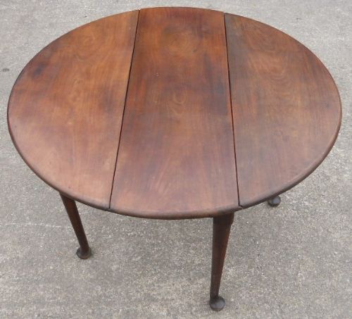 Georgian Mahogany Dropleaf Small Dining Table