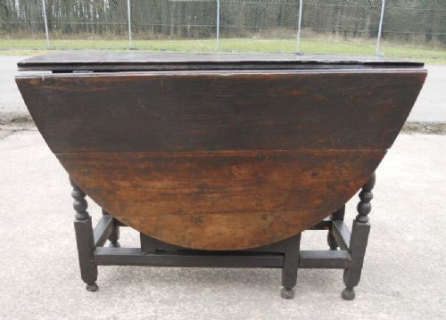 Antique Oak Gateleg Dining Table