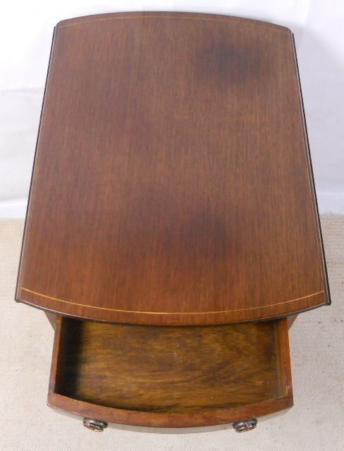 fig 1. Georgian Style Oval Mahogany Pembroke Table