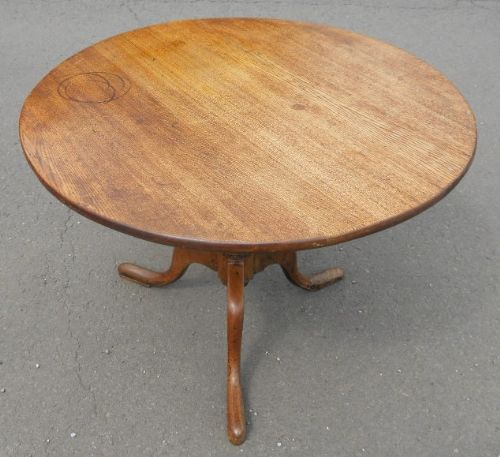 Georgian Mahogany Tilt Top Tripod Table